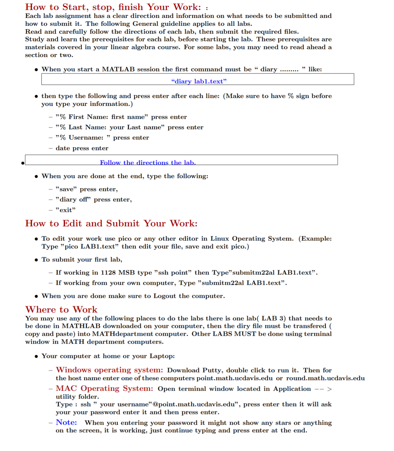 Course Info page 2